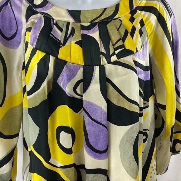 Etcetera beautiful classic silk tunic or dress with modern print fabric - Picture 4 of 5